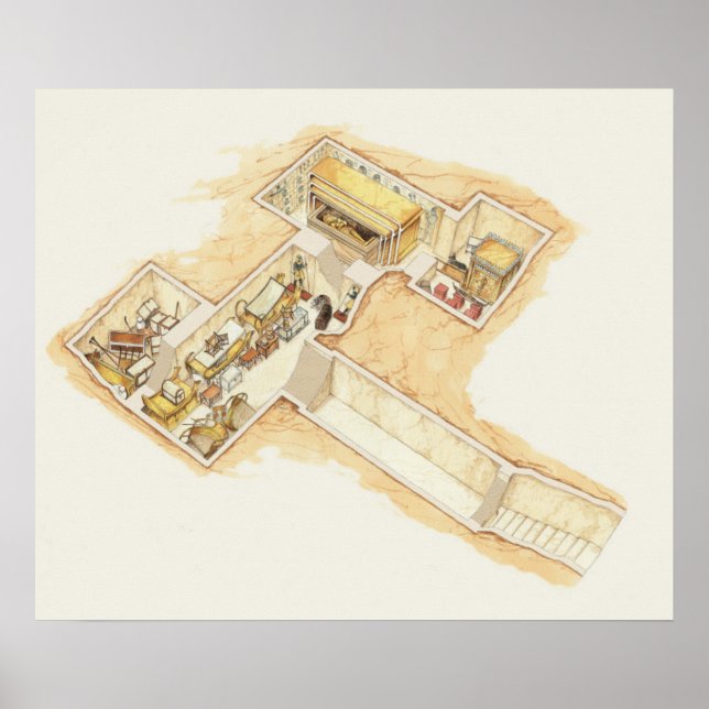 Tutankhamun's Tomb Poster (Front)