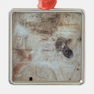 Tuthmosis III  offering incense to the god, Metal Ornament