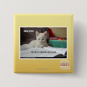 Tutor Kitty 15 Cm Square Badge