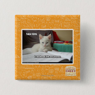 Tutor Kitty 15 Cm Square Badge