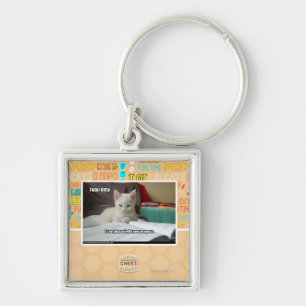 Tutor Kitty Key Ring