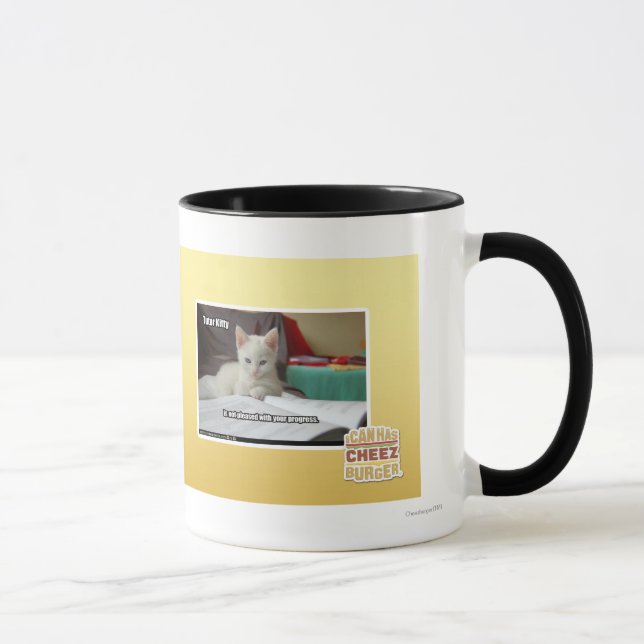 Tutor Kitty Mug (Right)