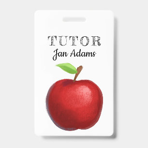 Tutor Teacher Badge ID Badge