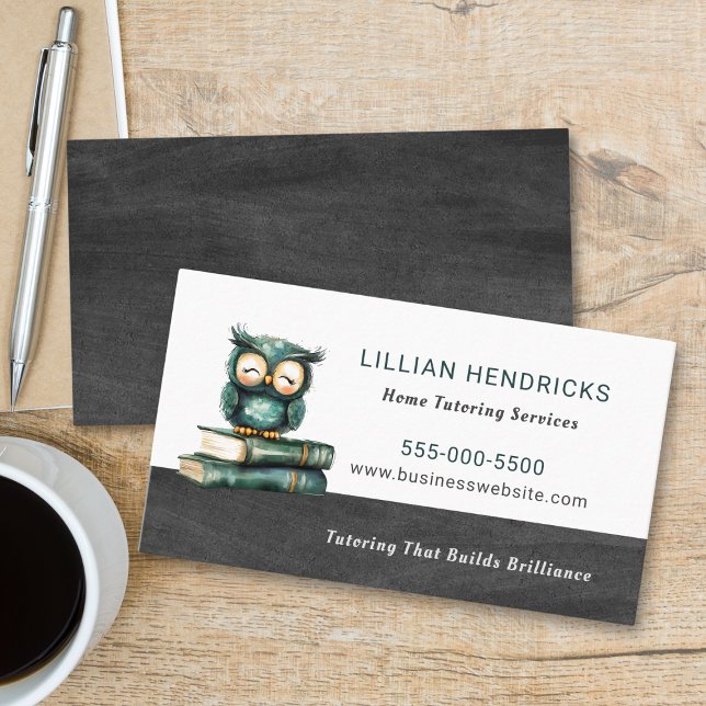  Tutor Teacher Home School Education Business Card (Creator Uploaded)
