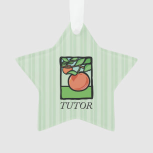 Tutor, Teacher Thank You, Apple Ornament