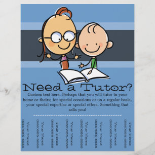 Tutor.Tutoring.Customisable advertising Flyer