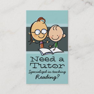 Tutor.Tutoring.Teacher.Learning Specialist.gr Business Card