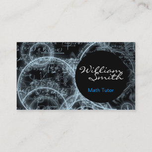 Tutorial Math Business Card