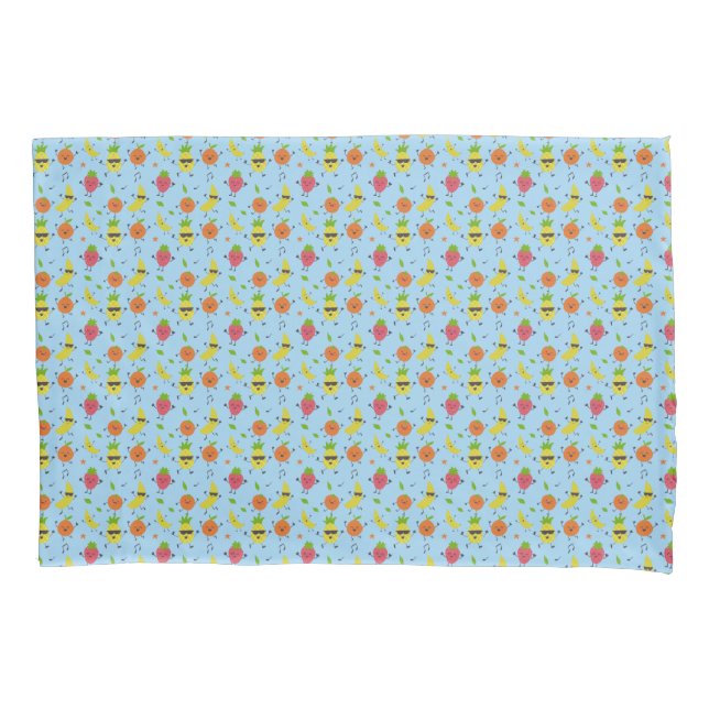 Tutti Fruitti Birthday Pattern Cute Fruits Baby Pillowcase (Front)