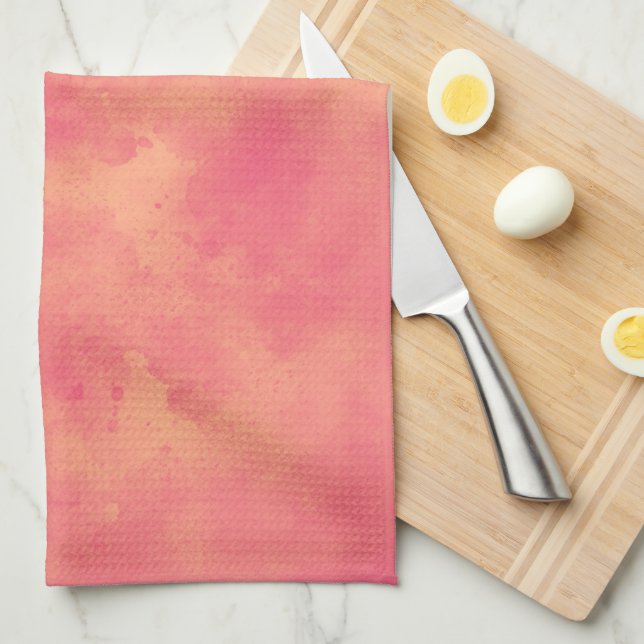 Tutti-fruity Cloud Effect  Tea Towel (Quarter Fold)