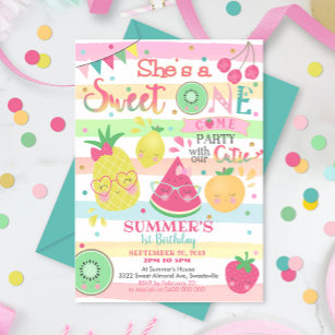 Tutti Frutti Invitations & Invitation Templates