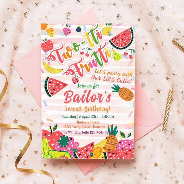 Tutti Frutti | Fruit Party Birthday Invitation (Creator Uploaded)