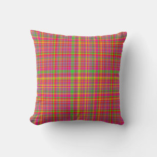 Tutti Frutti PLAID 11-Square Throw Pillow