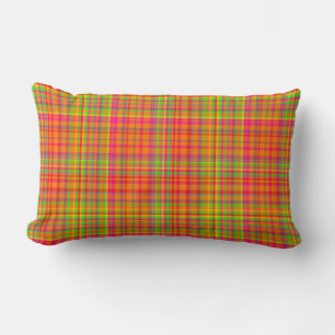 Tutti Frutti PLAID 16-Lumbar Throw Pillow
