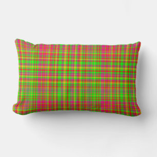 Tutti Frutti PLAID 17-Lumbar Throw Pillow