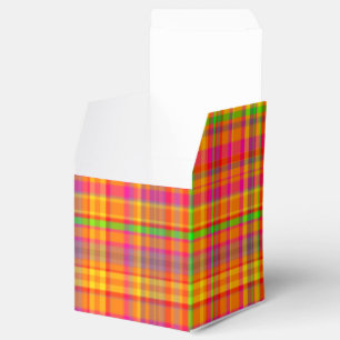 Tutti Frutti PLAID 1-FAVOR BOX, square Favour Box