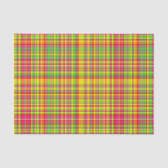 Tutti Frutti PLAID-4-TISSUE WRAPPING PAPER (Front)