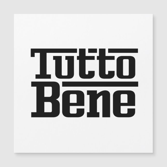 Tutto Bene (Front)