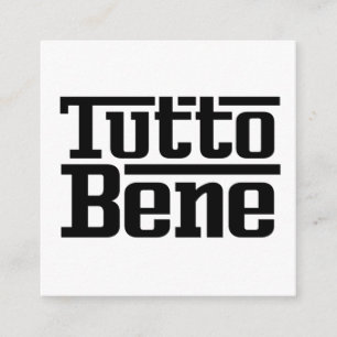 Tutto Bene Enclosure Card