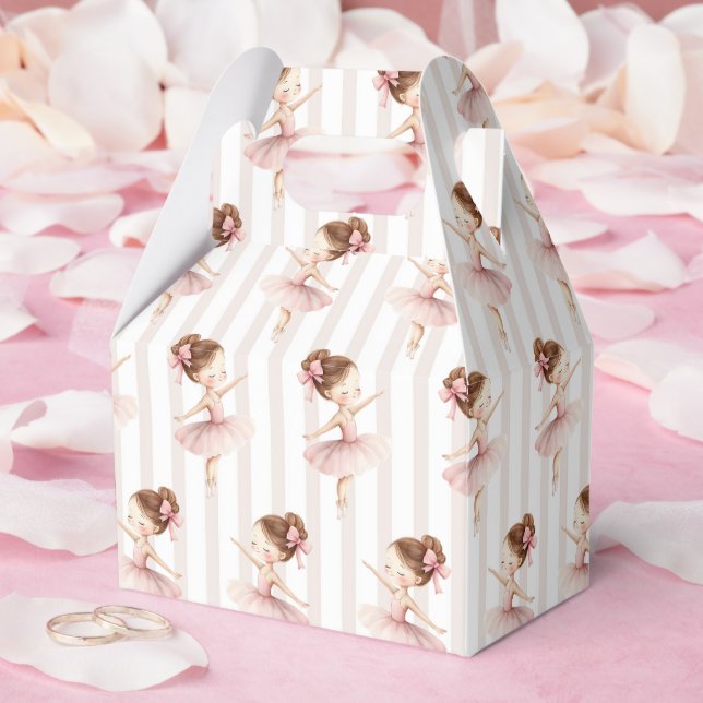 Tutu Ballerina Ballet Dancer Girl Birthday Favour Box (Wedding)