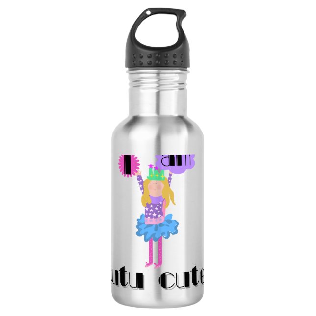 Tutu Cute Ballerina 710 Ml Water Bottle (Front)