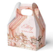 🦊🐰🩰 "TuTu Cute" Ballerina Party Boxes 