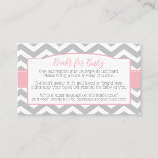 Tutu Cute Ballet Baby Shower Book Request Enclosure Card