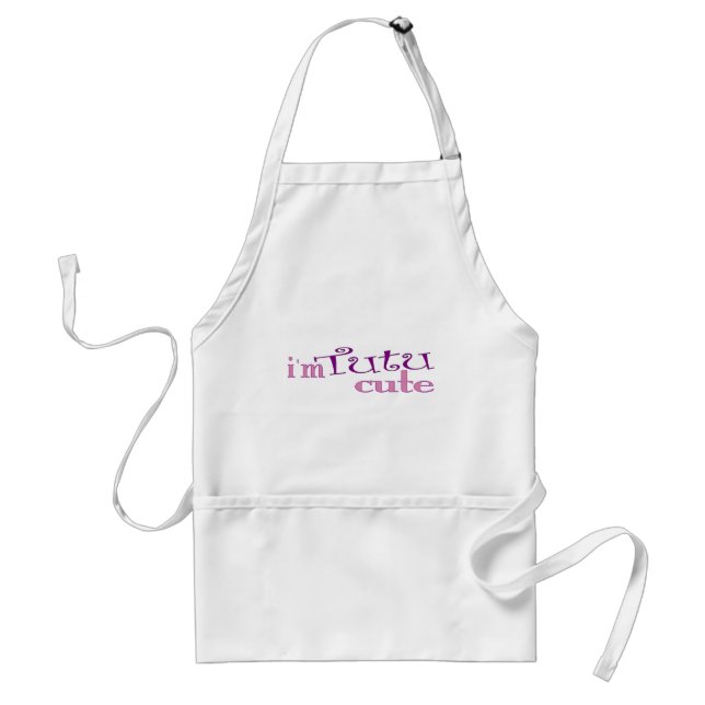 Tutu Cute (Ballet) Standard Apron (Front)