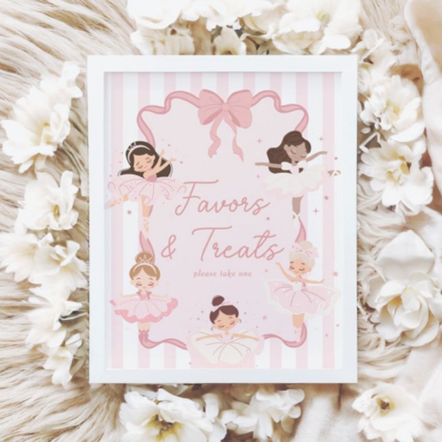 Tutu Cute Girls' 2nd Ballerina Favours & Treats Poster (Creator Uploaded)