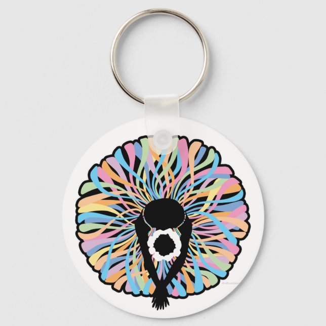 Tutu Elegant (Ballet Dancer) Key Ring (Front)