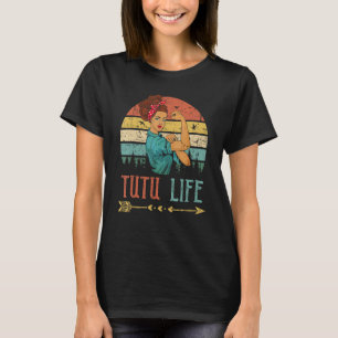 Tutu Life Women Rosie Vintage Retro Decor Grandma T-Shirt