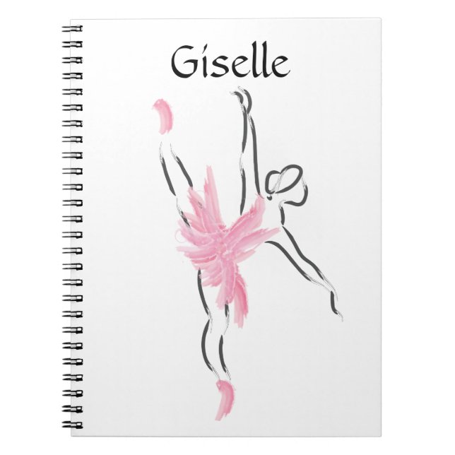 Tutu Love Notebook Giselle (Front)