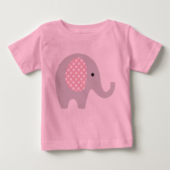 Tutu Onepiece with Adorable Elephant Baby T-Shirt (Front)
