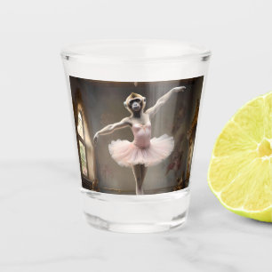 "Tutu-rrific! The Gibbon's Graceful Pirouette" Shot Glass