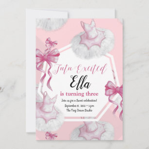 Tutu Sweet Birthday Invitation Card