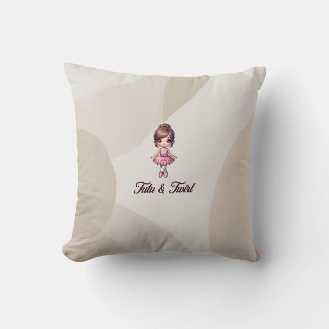 Tutu & Twirl Cushion (Front)
