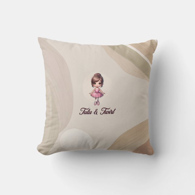 Tutu & Twirl Cushion (Front)