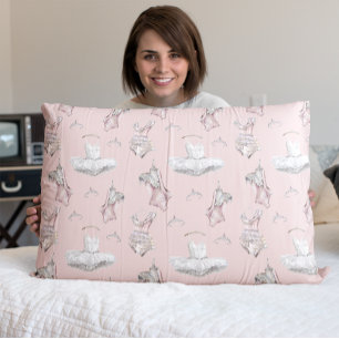 Tutus and Tiaras Pink Standard Pillowcase