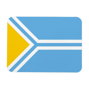 Tuva ethnic flag tuvinians siberia magnet