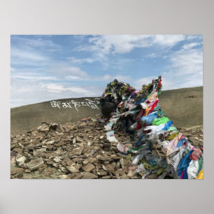 Tuva - om mani padme hum - Buddhism poster