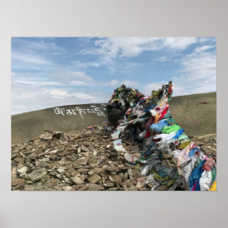 Tuva - om mani padme hum - Buddhism poster