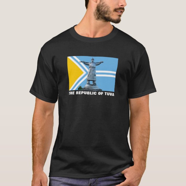 TUVA - Shepherd Man and Flag HQ tee (Front)