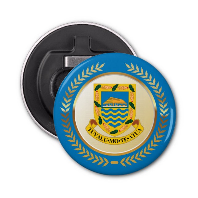 Tuvalu Coat of Arms Bottle Opener (Front)