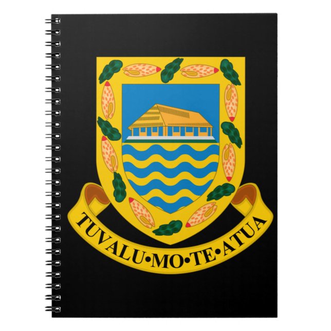 tuvalu emblem notebook (Front)