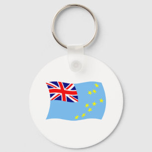 Tuvalu Flag Keychain
