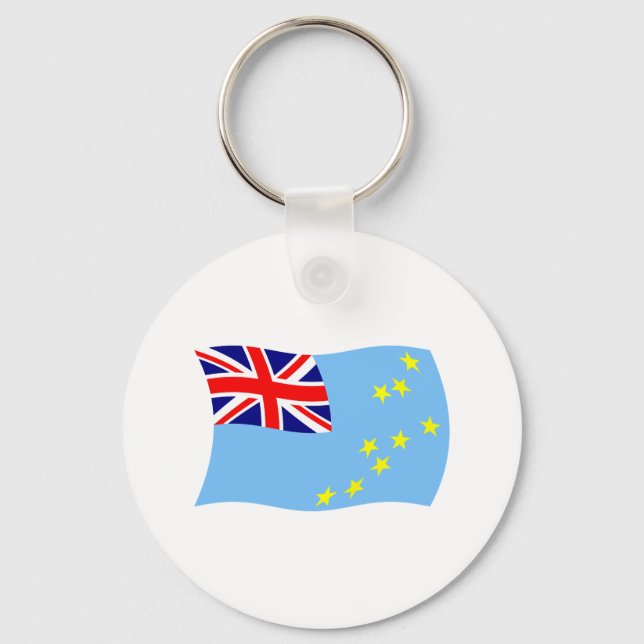 Tuvalu Flag Keychain (Front)