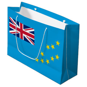 Tuvalu Flag Large Gift Bag