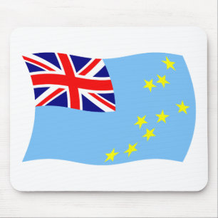 Tuvalu Flag Mousepad