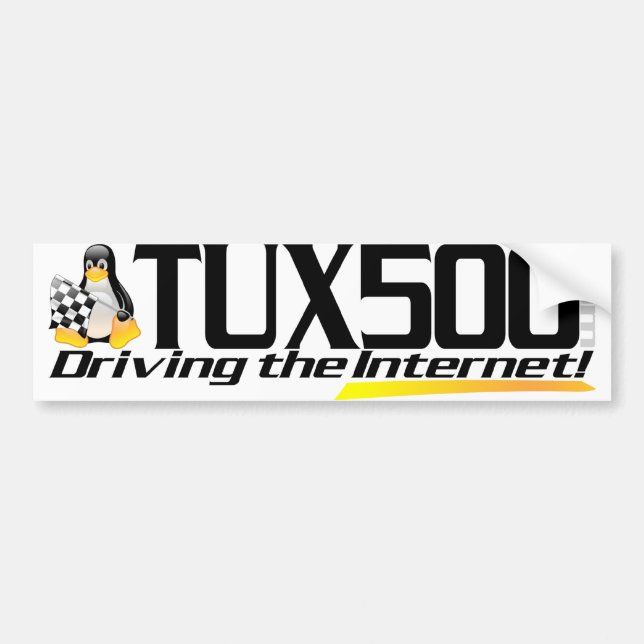 Tux500 bumper sticker (Front)
