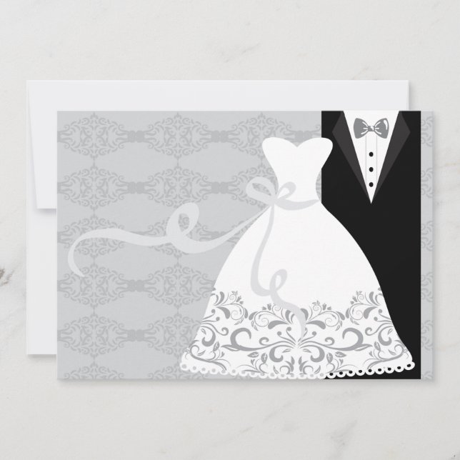 Tux and Gown Invitation (Front)